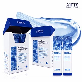 Sante Azulene Soother Gel Stick (5ml x 20) Skin soothing gel / 상떼 아줄렌 수더겔 스틱(5ml x20개) 피부진정겔