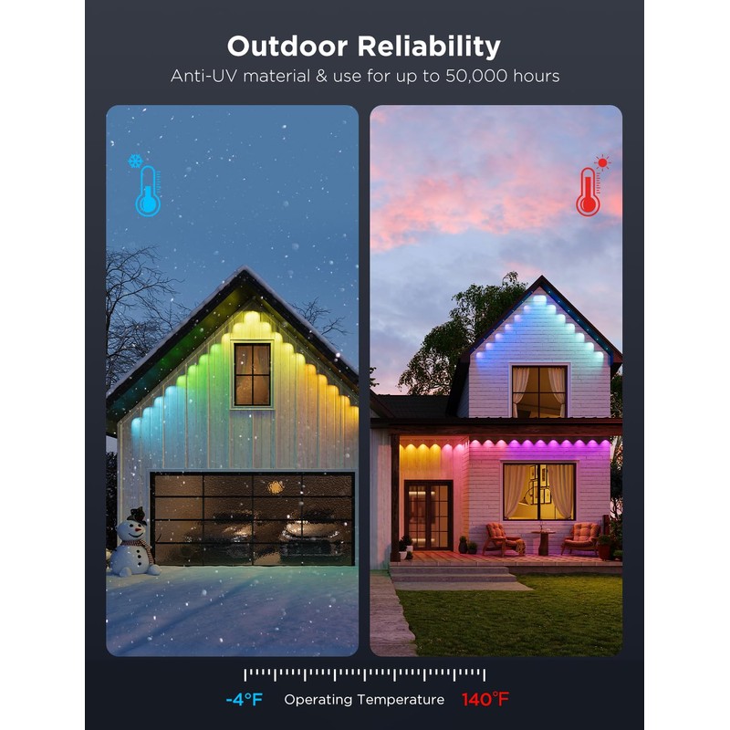 Govee 16.4ft lights for Permanent Outdoor Lights Pro H706A and