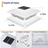 APONUO 4x4 Post Solar Lights,Post Cap Lights Solar Powered with