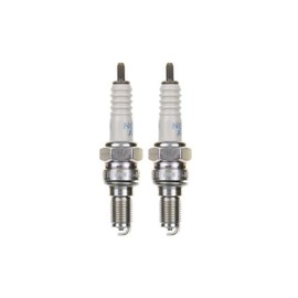 2x Spark Plug CR9EH-9 for Honda CB CBF CBR NX VFR VJ VJF VL XR Motorcycle Scooter Compatible with UHR08CC RGU92C IUH27 U27FER-9 U27FER9