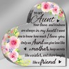 Gift for Aunt, Acrylic Heart Keepsake Sign, Stylish Decorative Signage
