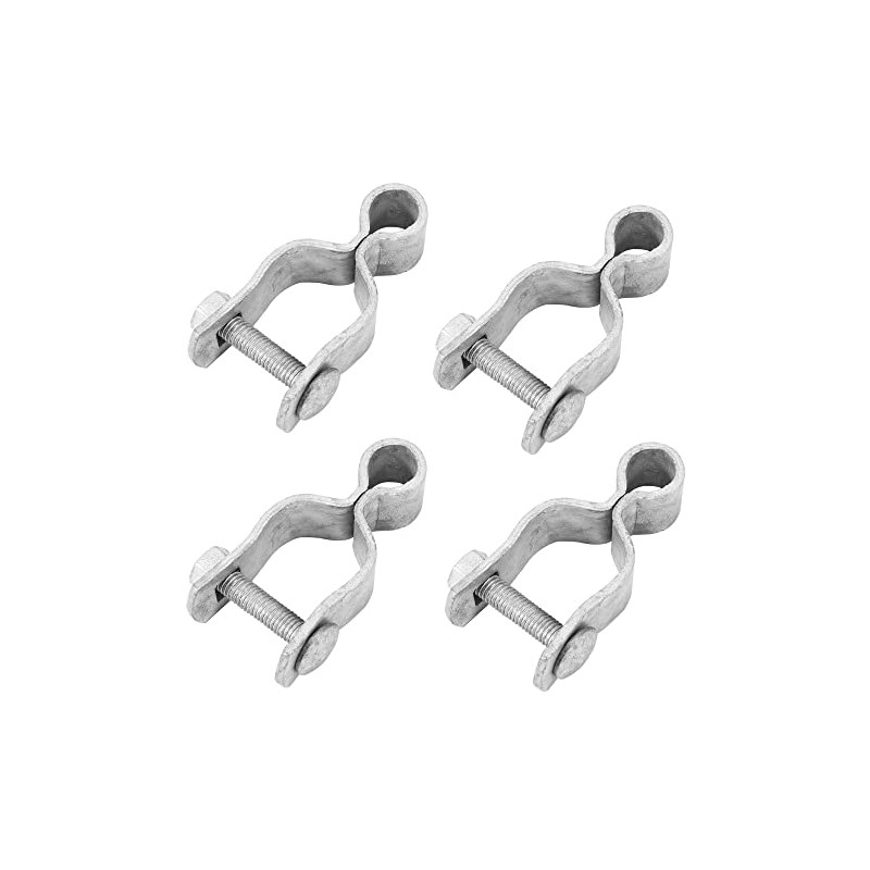 4 Pack Heavy Duty Chain Link Fence Solid Gate Post