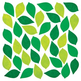 Baker Ross FX962 Felt Leaf Stickers - Pack of 150, Felt Stickers for Kids Crafts