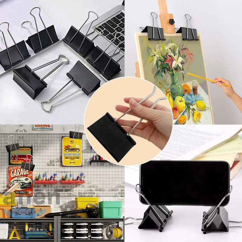 3 Inch Jumbo Binder Clips(36 Pack), Extra Large Binder Clips