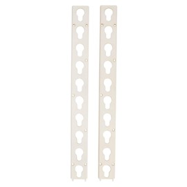 ROMA Plastic Keyhole Track Pair, 20", 20"