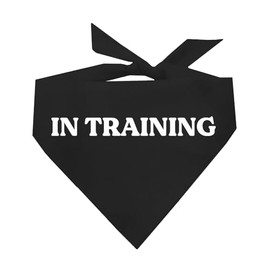 in Training Dog Bandana (Black, OS 409)