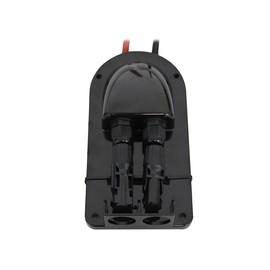 Solar 2 Wire Cable Entry Weatherproof Roof Mount w/ 10 inch Leads