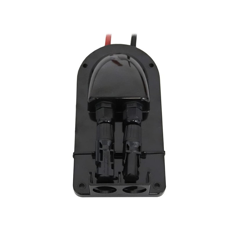 Solar 2 Wire Cable Entry Weatherproof Roof Mount w/ 10