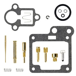 QAZAKY Compatible with Carburetor Rebuild Kit Yamaha Raptor Badger Moto-4 80 YFM80 YFM80R YFM80W Carb Repair Set