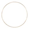 Craft County - Aros de metal dorado para atrapasueños, macramé