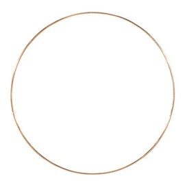 Craft County - Aros de metal dorado para atrapasueños, macramé y arte de pared (20,3 cm, 2 unidades)