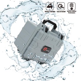 PIT66 Graded Card Storage Box, Compatible with BGS PSA SGC FGS Graded Sports Trading Cards, Deep Travel Size Waterproof Case Slab Holder & Protector, Grey