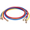 3Pcs AC Charging Hose Detection Liquid Filling Refrigerant Pipe 3Colour