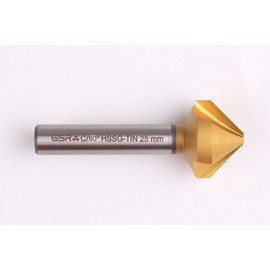 GSR - Professional countersink and deburring countersink HSS-TiN DIN 335 16.0 mm with 3 cutting edges and 60° countersink angle; countersink: deburring