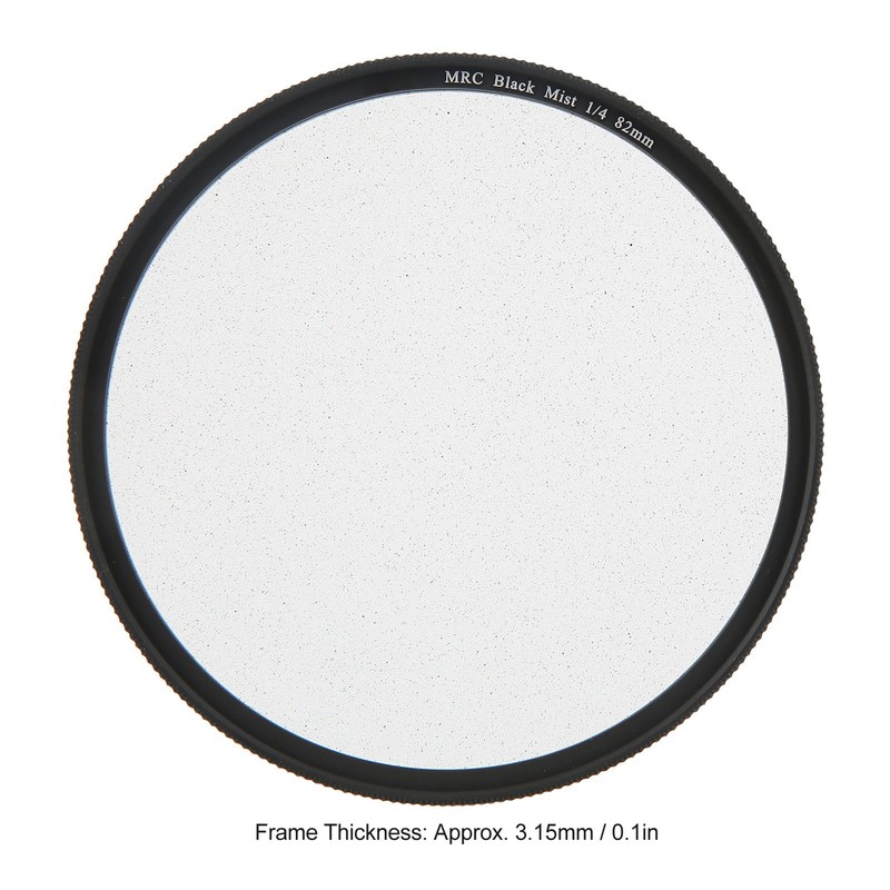 Lightdow Black Diffusion 1/4 Filter Mist Cinematic Effect Soft Focus