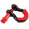 ZEONHAK 4 Pack 3/4 Inch D Ring Shackle, Heavy Duty