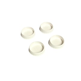 Häfele 4-Piece Plastic Hinge Hole Cover - 35mm, White - Cabinet Hinge Hole Cap