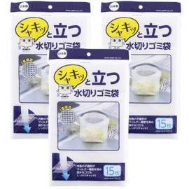 Venus Paper Drain Drainer Basket White Approx. 26 X/15 cm syaki and Drain Garbage Bag Stand Made in Japan 15 Piece