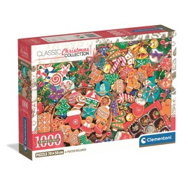 Clementoni 1000 Impossible Christmas Christmas Compact - Puzzle