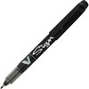 2.0mm Fiber Soft Tip PILOT BLACK V Sign Pen Smooth