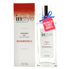 Instyle Fragrances, Inspired by Victoria's Secret's Bombshell, Eau de Toilette, Fragrance for Women, Vegan, Paraben Free, Never Tested on Animals, 3.4 Fluid Ounces