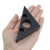 T Tulead Carpenter Square Triangle Ruler Aluminum Alloy Woodworking Ruler