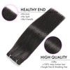 EINbeauty Clip-In Real Hair Extensions, 7 Pieces, Straight Real Hair