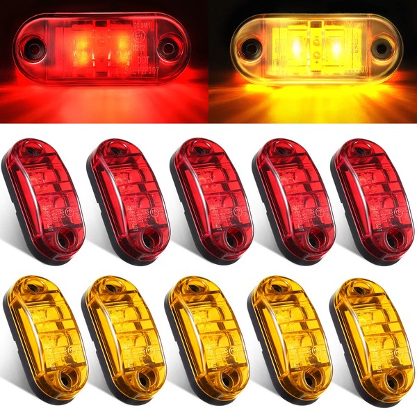 Tallew Tallew 10 Pcs 2.5 Inch LED Trailer Lights 2