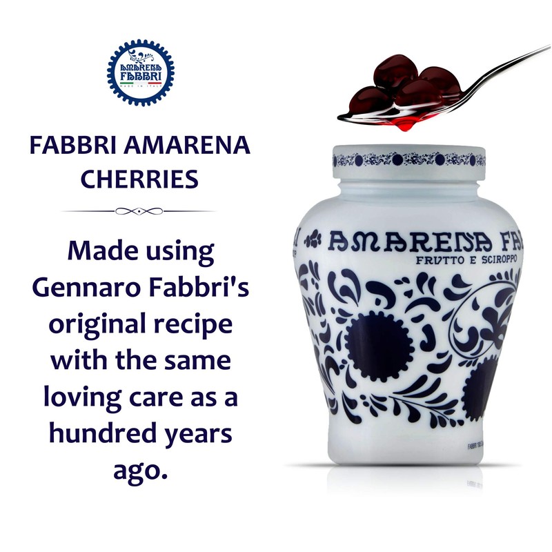 fabbri Amarena Wild Cherries in Syrup Crock, 600g