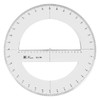 360 Full Circle Protractor 30cm Plastic Maths Measuring Tools Round