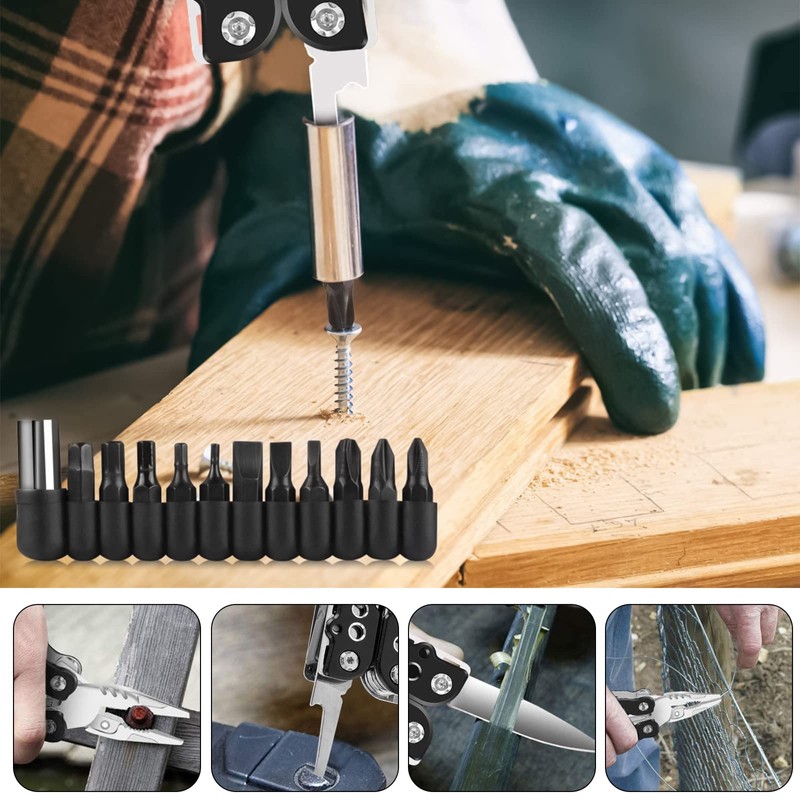 PMELCXD Multitool Multi Tool | Multitools with Screwdriver Sleeve, Multitool,