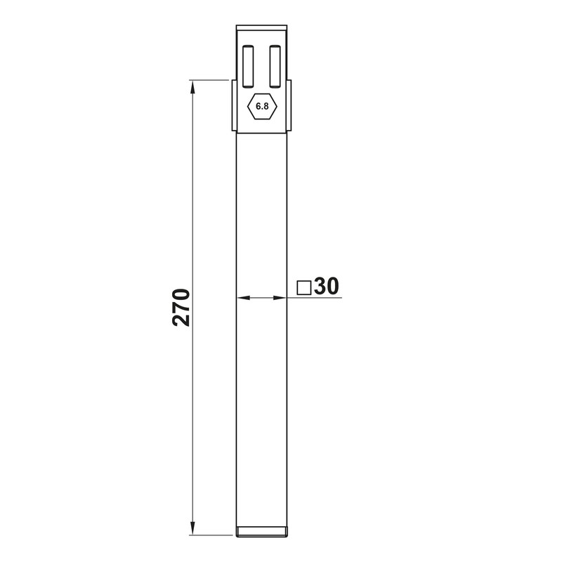 Amig 14 Bed Frame without Wheel