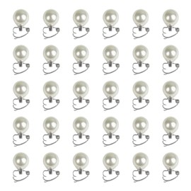 30-Piece Mini Pearl Hair Clip Set for Women, Elegant White Pearl Hair Pins, Versatile Hair Barrettes for Girls and Brides