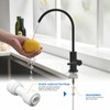 WEWE Matte Black Drinking Water Faucet Non Air Gap Stainless