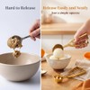 Cuchara de helado dorada, cucharada de helado de acero inoxidable