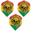 Designa Vuelos de Dardos Jamaican Iron Lion Zion, 75 micras