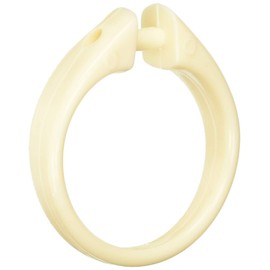 Carnation Home Fashions "Snap Plastic Shower Curtain Hooks, Bone