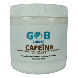 Crema Facial Y Corporal Cafeína Ozonizada - Go3b - 240 G Todo Tipo De Piel Día/noche