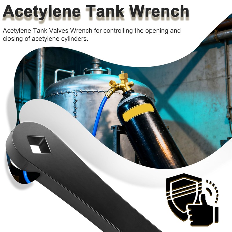 eaacaa 2 Pcs Acetylene Tank Wrench - for B &