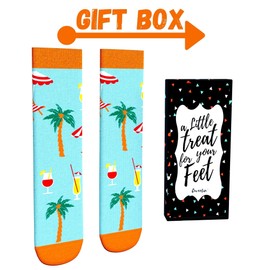 Cavertin Women's Socks Duchshund, Horse, Flamingo, French Bulldog, Golden Retriever, Bee, Elephant, Cow, Chicken, Fox, Retirement, Grandma, Mom (Retirement)