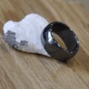 LES POULETTES BIJOUX - Large Hematite Ring - 10 mm