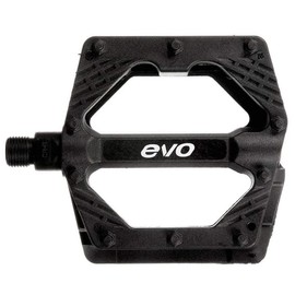 EVO, Freefall Sport, Platform Pedals, Body: Nylon, Spindle: Cr-Mo, 9/16'', Black, Pair