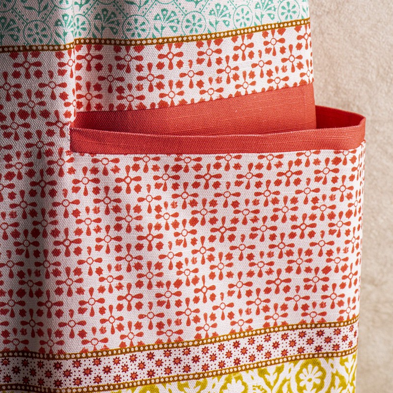 Maison d'Hermine 100% Cotton 1-Piece Kitchen Apron with Adjustable Neck