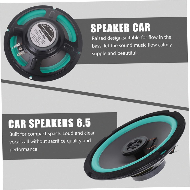 Outanaya 6.5 Inch Shallow Mount Car Speakers 4 Ohm 160W