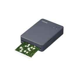 Canon SELPHY QX20 Mobile Photo Printer - Print Directly from Smartphone via Wi-Fi. Dye Sublimation Printing, 2 Sizes Sticker Paper and Charging via USB-C - Dark Grey