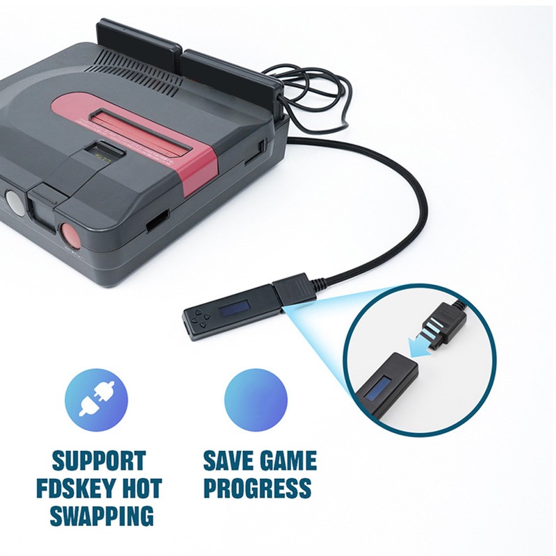 Cable Adapter Disk System Emulator Connector Game Reader Adapter for