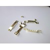 100 Pack Small Sawtooth Picture Hangers with 200 Screws Metal