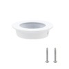 MY MIRONEY 4PCS 2" Round Recessed Cabinet Pulls White Flush