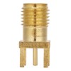 100Pcs RF Coaxial Cable Adapter Female Coax Line Connector Base