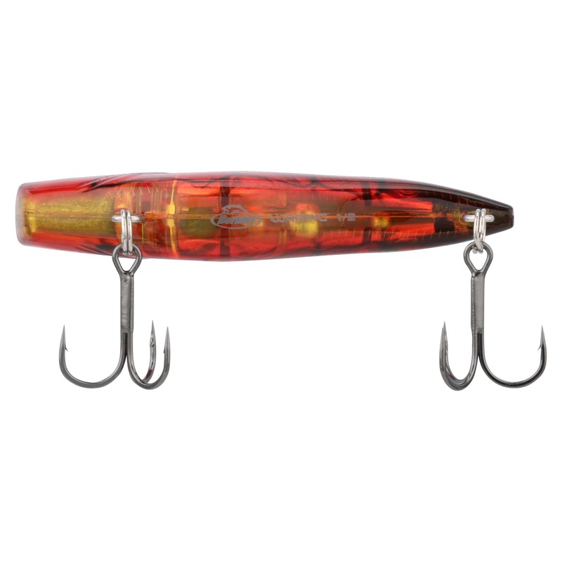 Berkley Warpig Fishing Lure, Ghost Red Craw, 1/2 oz, 3in